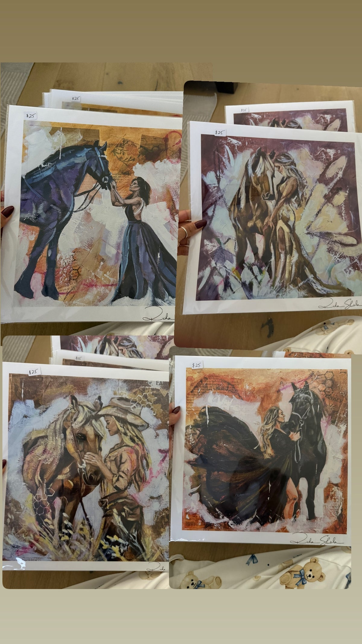 Art Prints(Not just a horse, her constant)