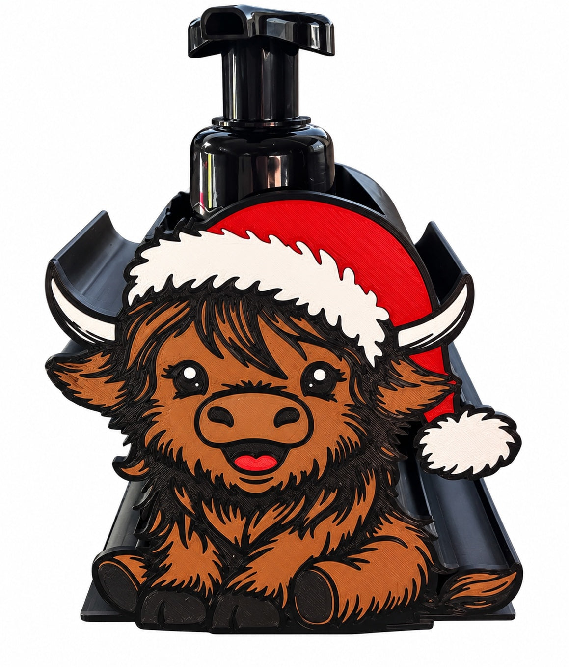 Christmas Highland Cow Soap Holder