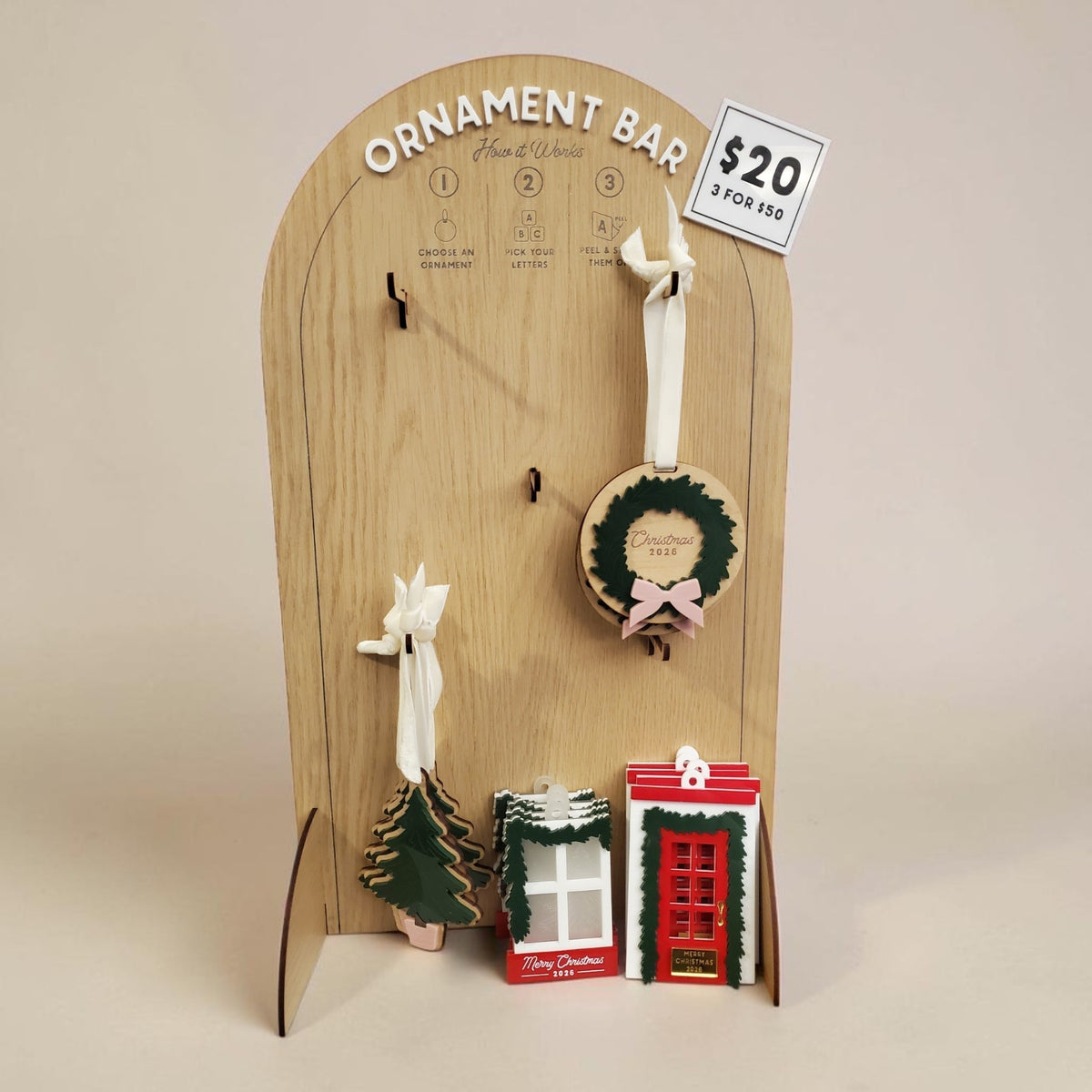Christmas Ornament Bar - INDIVIDUAL PRICE