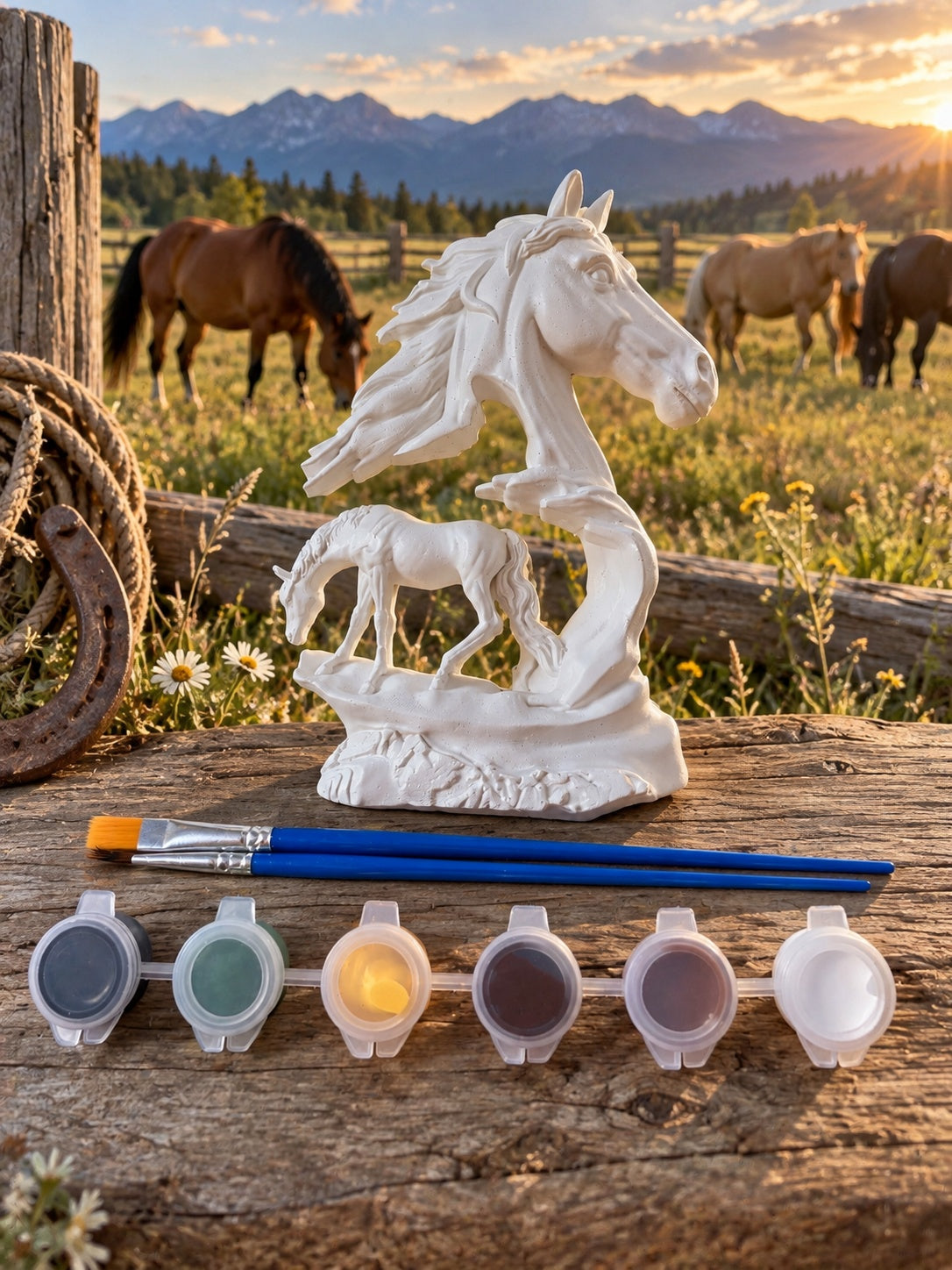 Dual Horse - Bag EcoResin