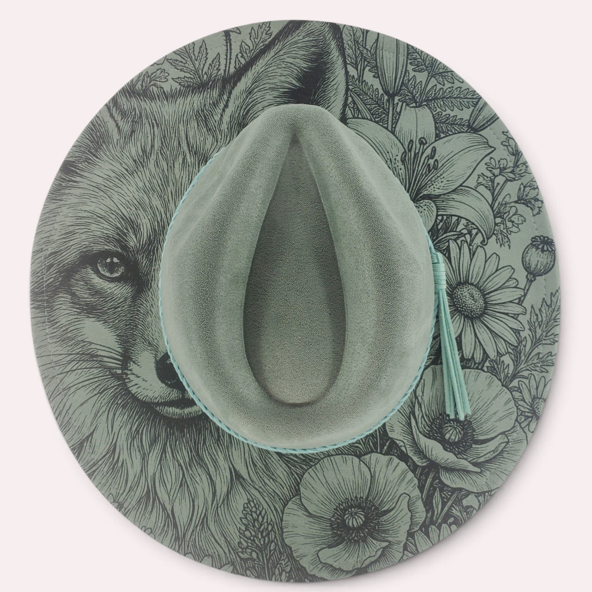 Engraved Hat - Vegan Suede