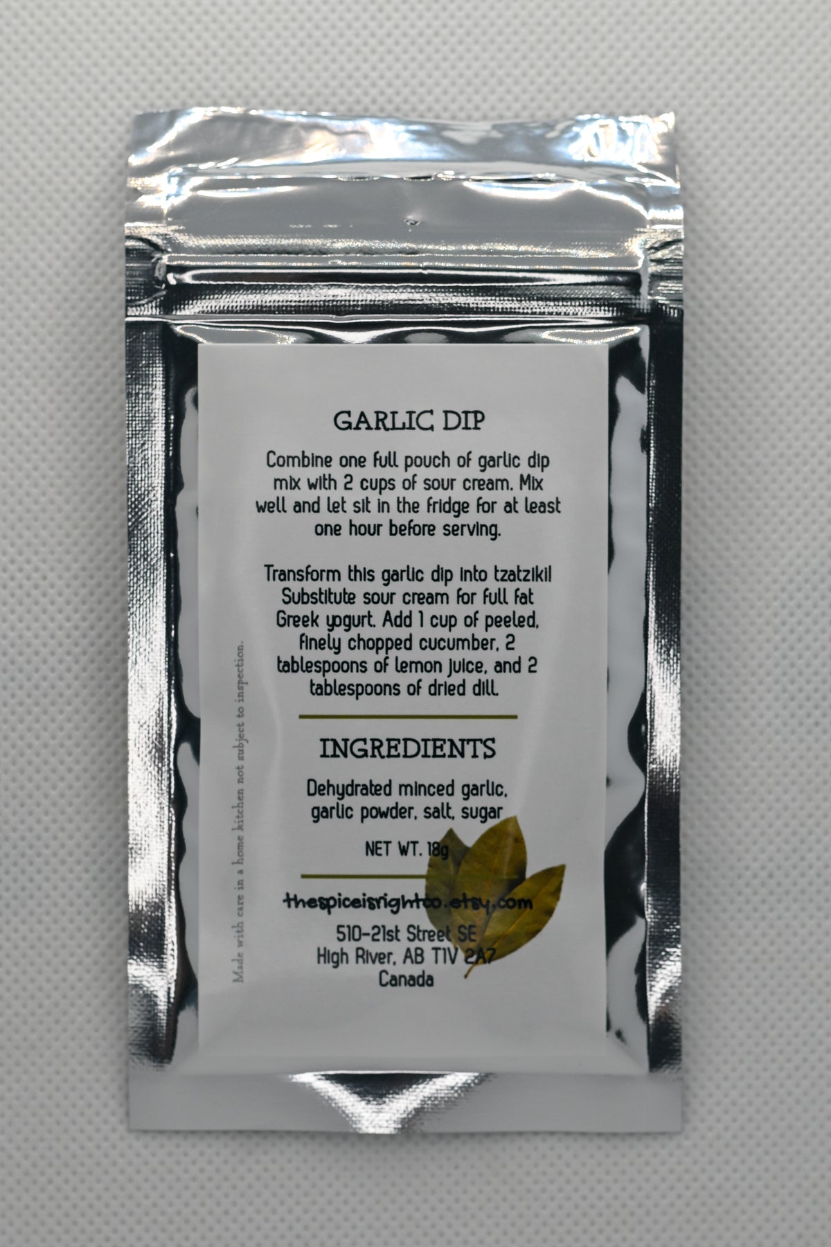 Garlic Dip Mix