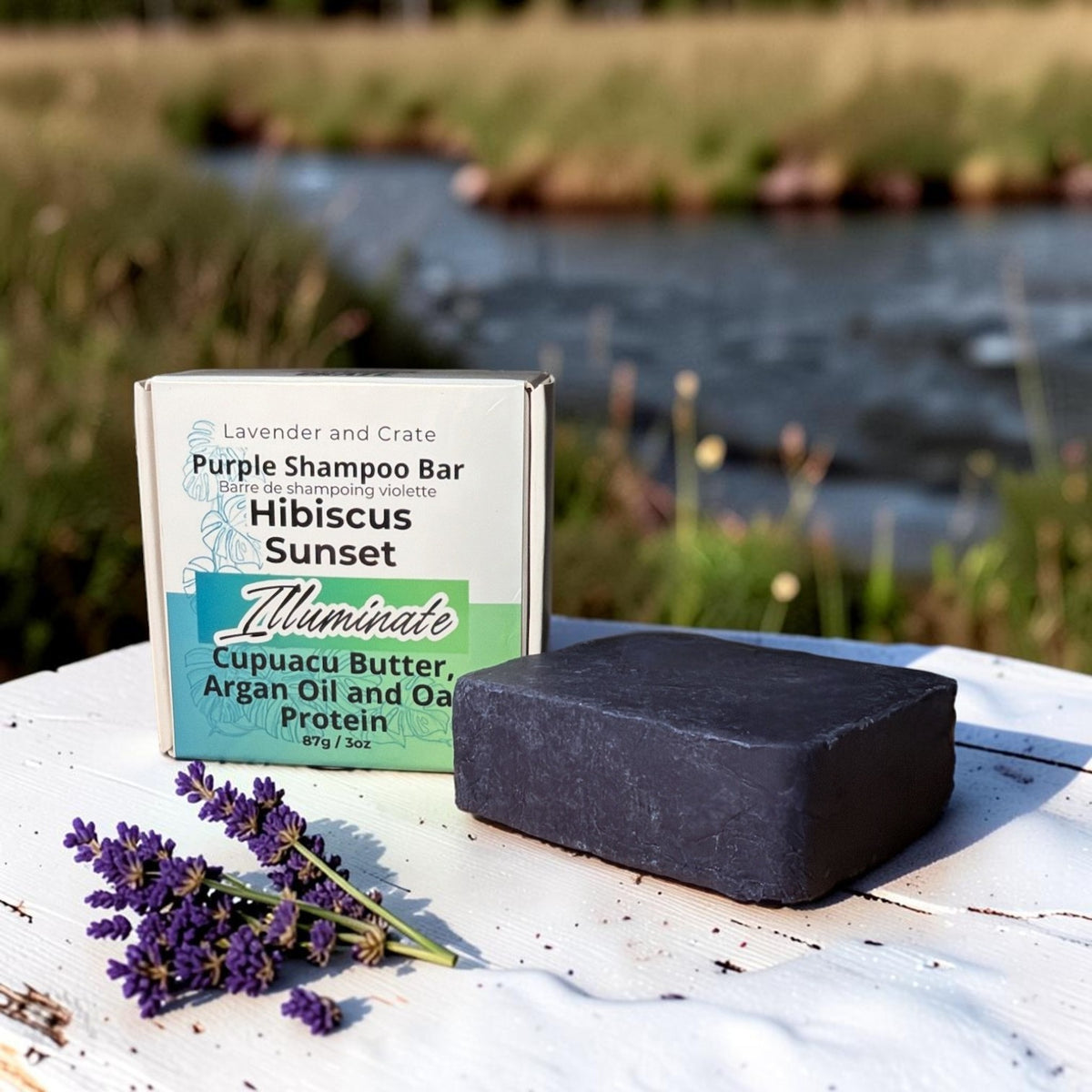 Illuminate-Solid Purple Shampoo Bar