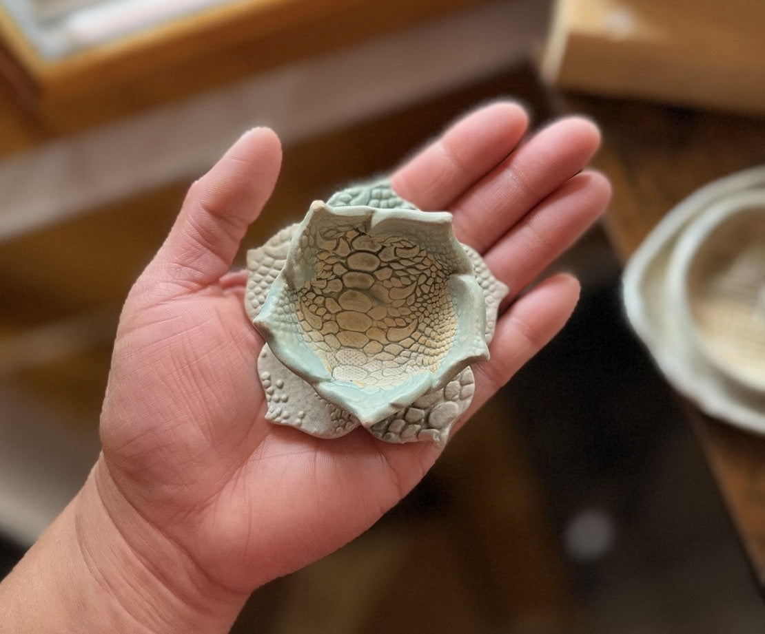 Lotus Trinket Dish- designs vary