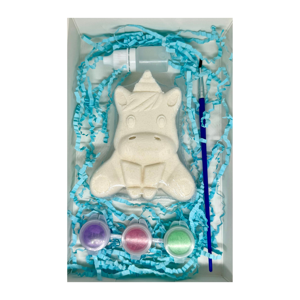 Paint your own bath bomb kit unicorn