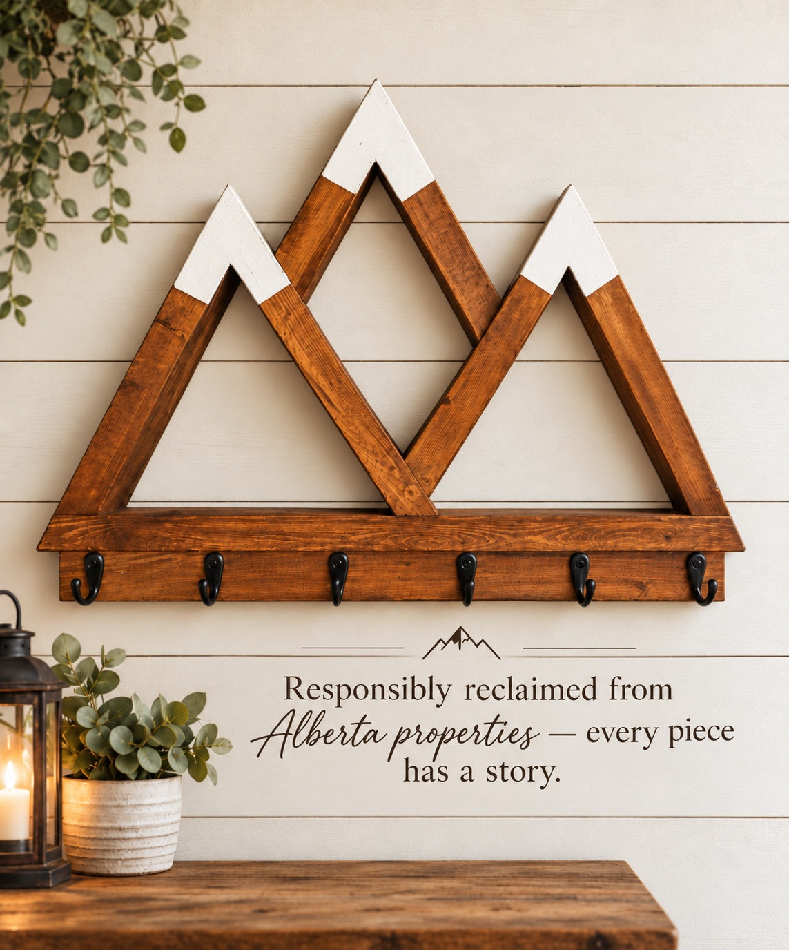 Reclaimed Mountain Wall Shelf