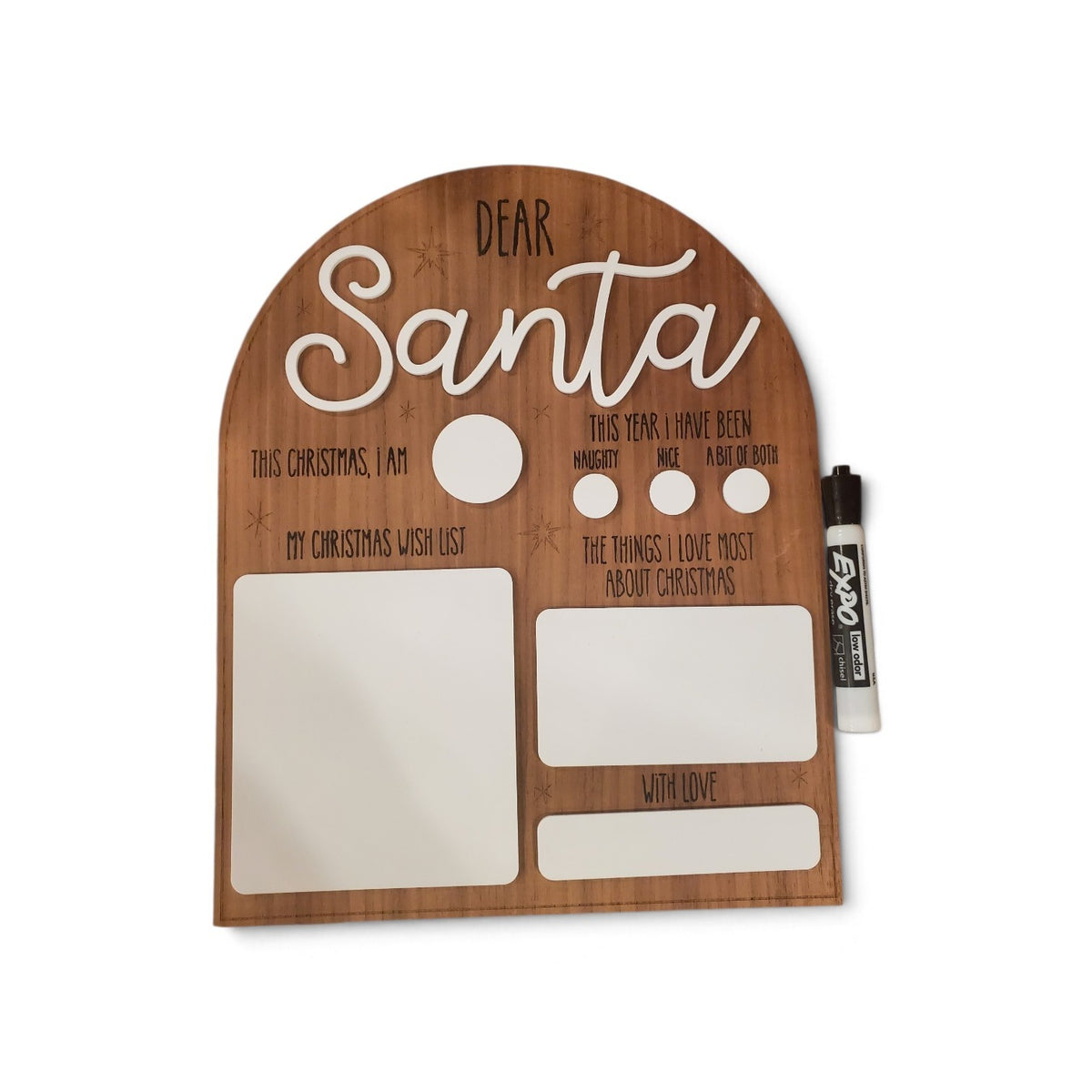 Santa Sigh - Dry Erase