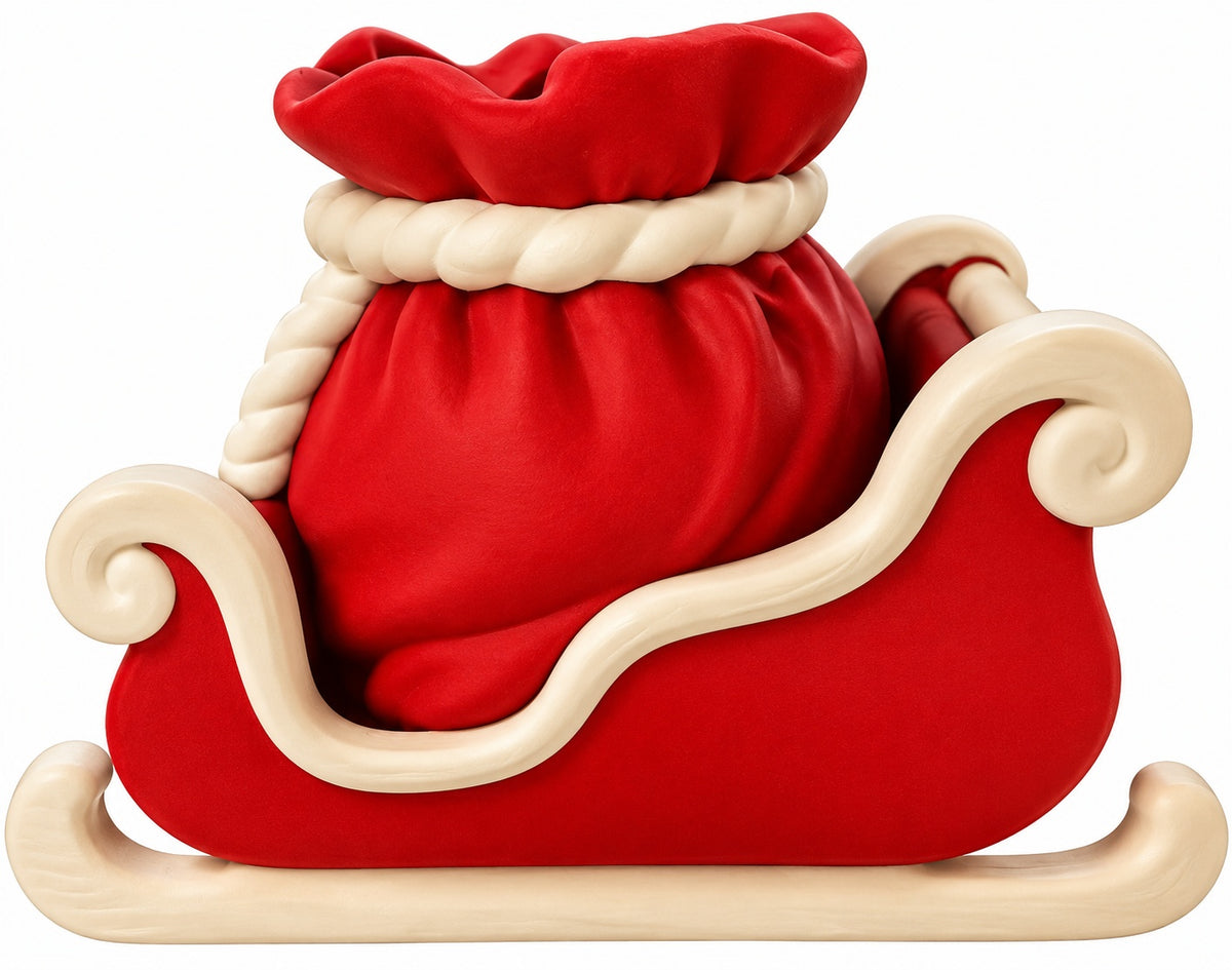 Santa Sleigh Soap Holder