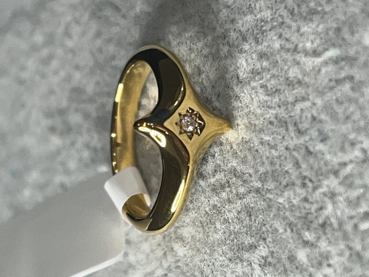 Star Ring Gold: Size 7