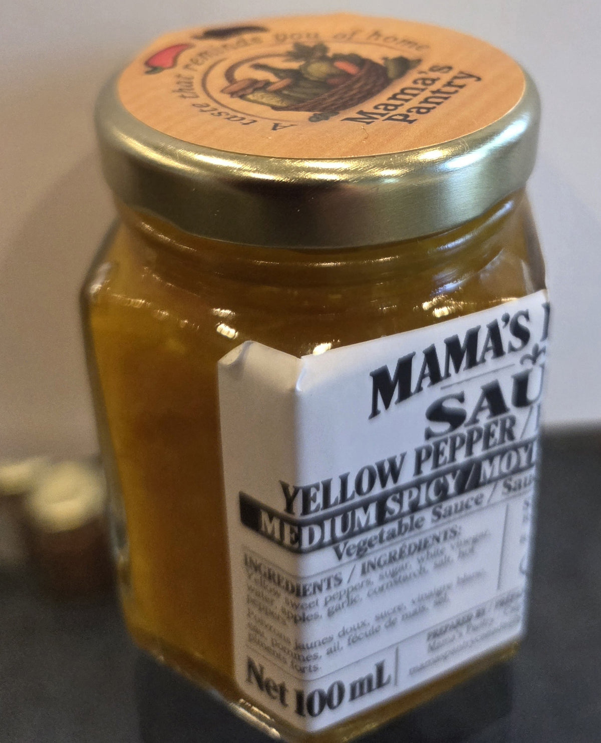 Yellow Pepper Sauce Medium Spicy 100 mL