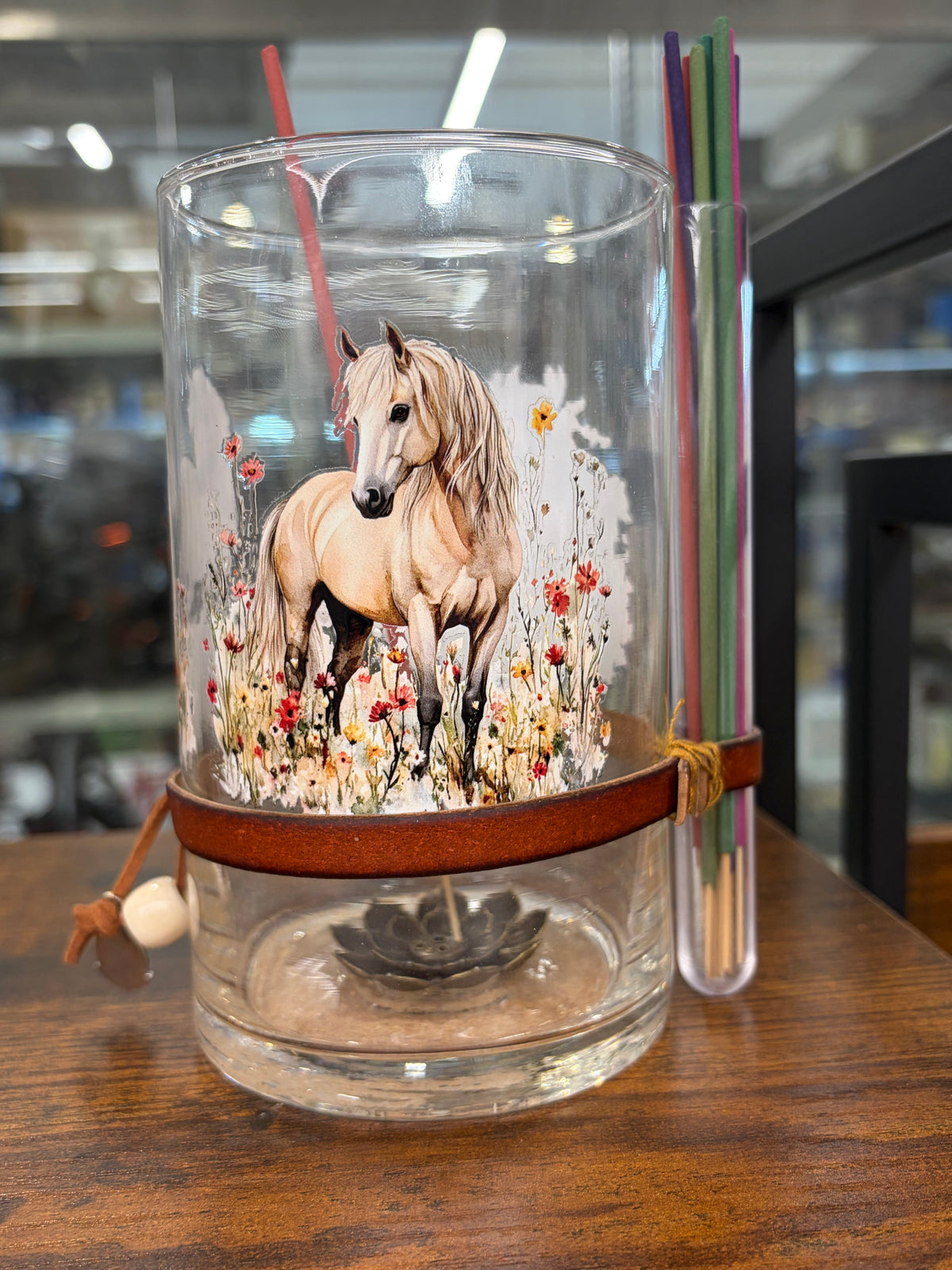 Handcrafted Horse Incense Burner , Mini burners and sticks