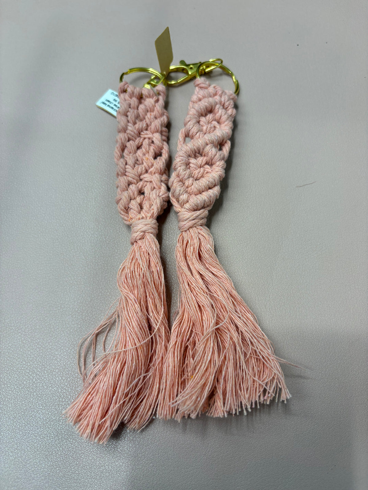 Macramé Key & Purse Charms