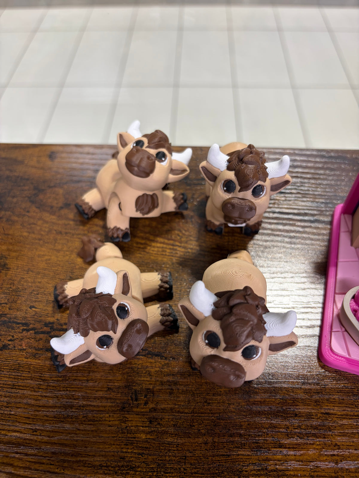 Posable Highland Cows