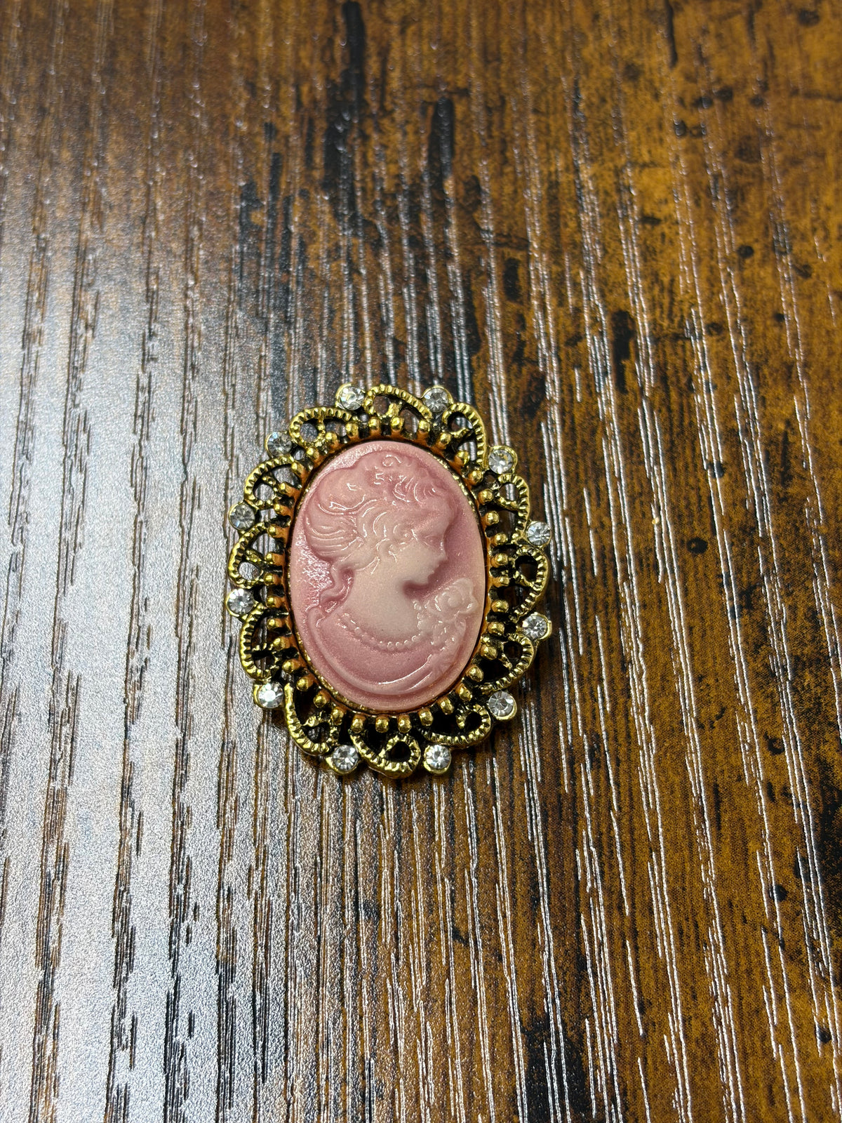 Lady of the Prairie Cameo Brooches