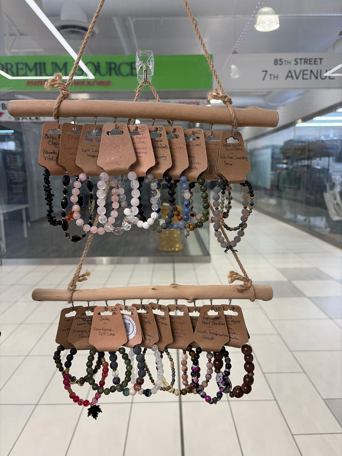 Natural Stone Intention Bracelets