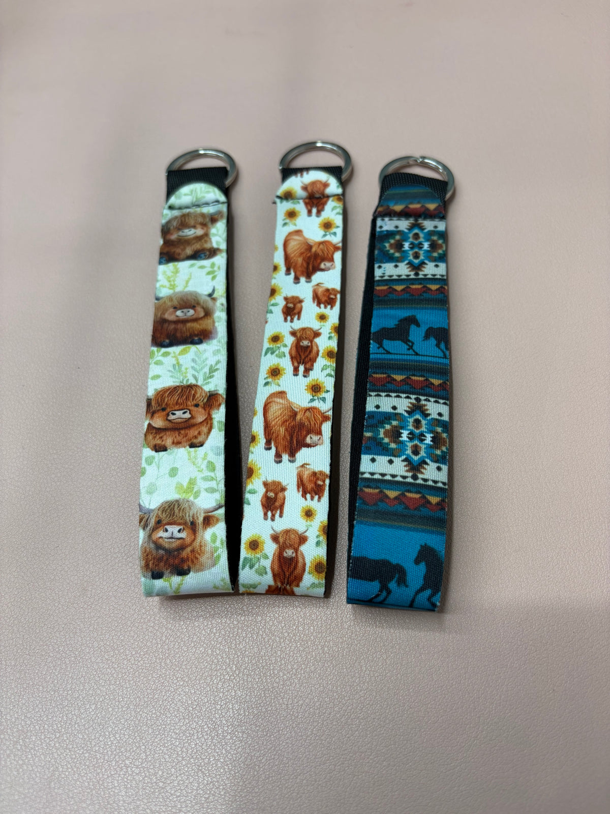Western & Farmhouse Key Fob Wristlets