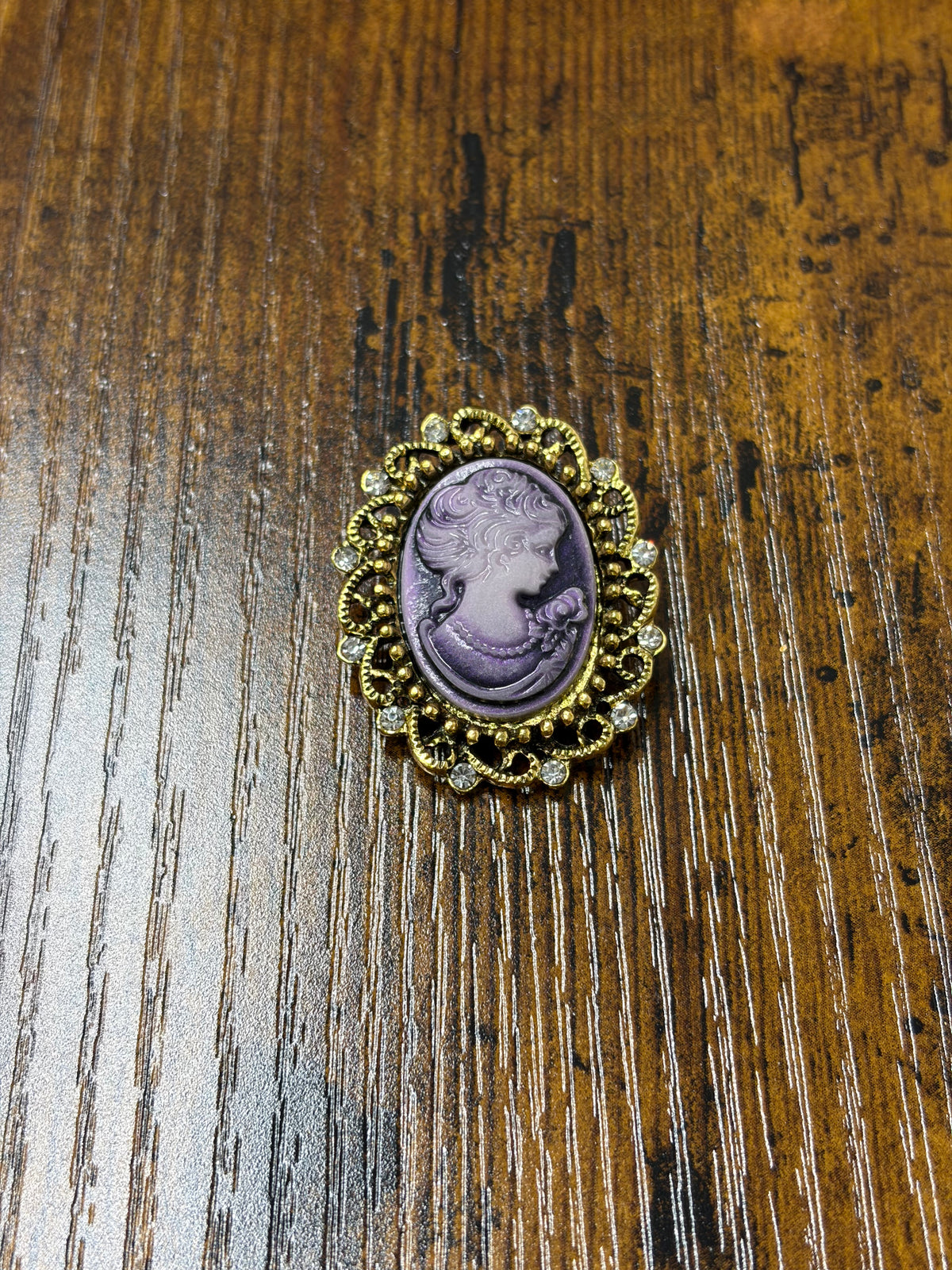 Lady of the Prairie Cameo Brooches