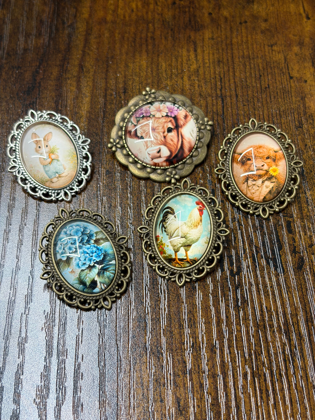 Farmhouse Series Brooches