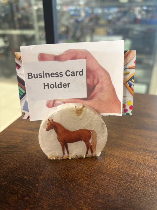 Handmade Resin Business Card Holders