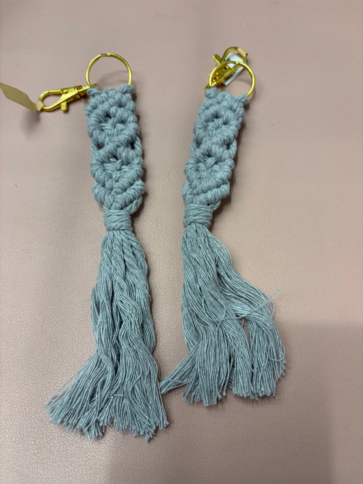 Macramé Key & Purse Charms