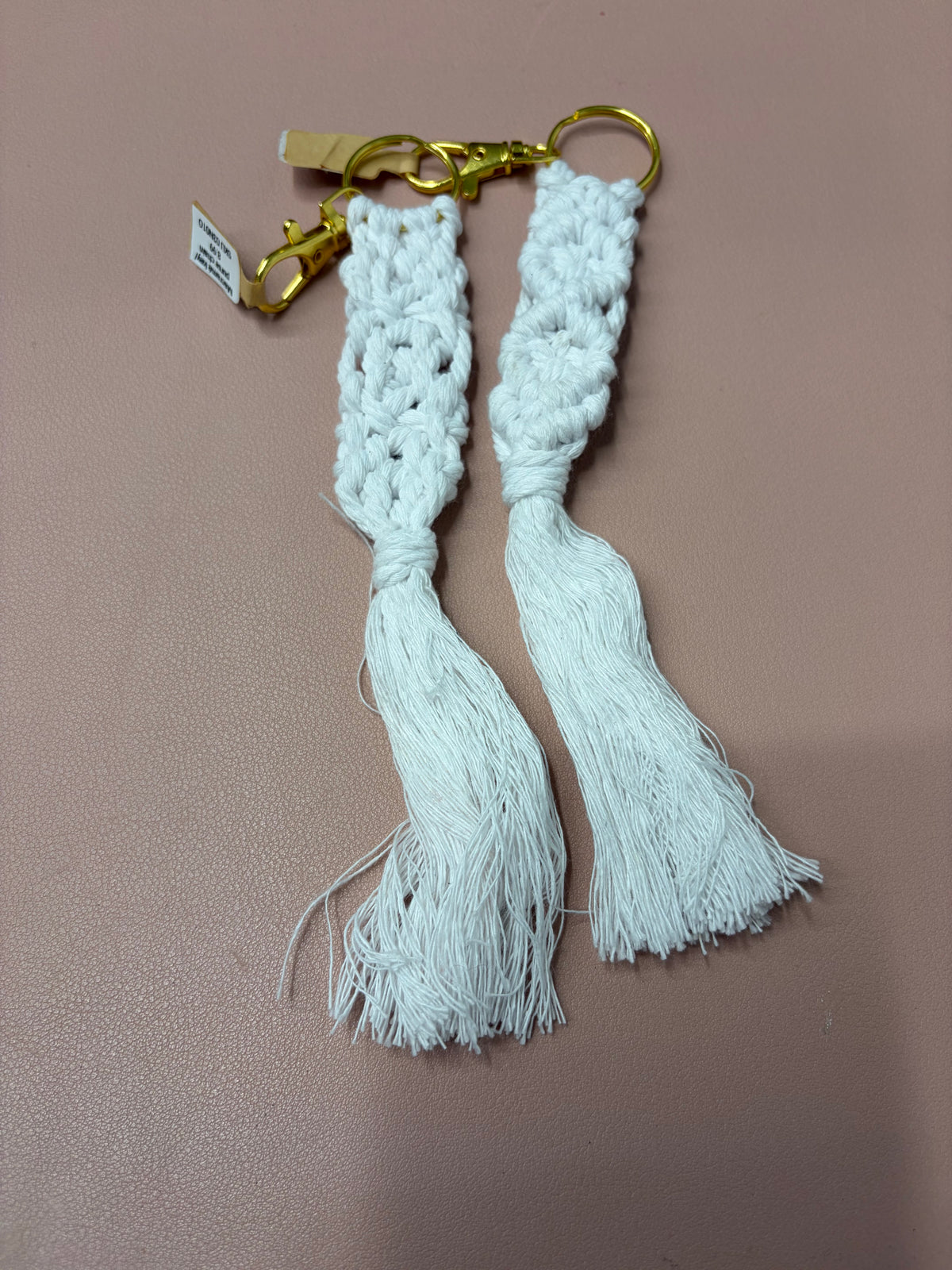 Macramé Key & Purse Charms