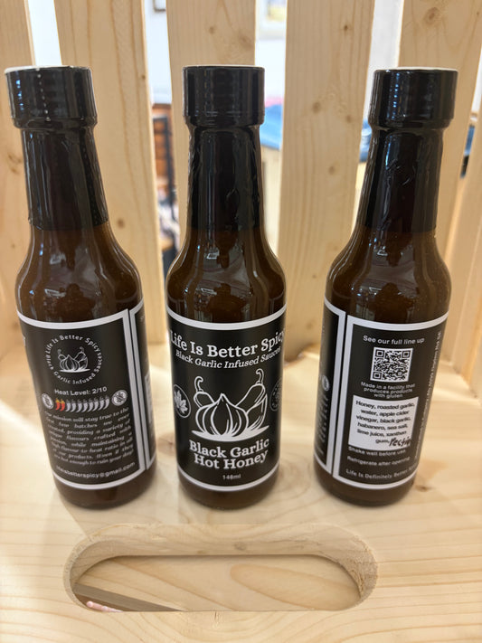 Black Garlic–Infused Hot Sauces