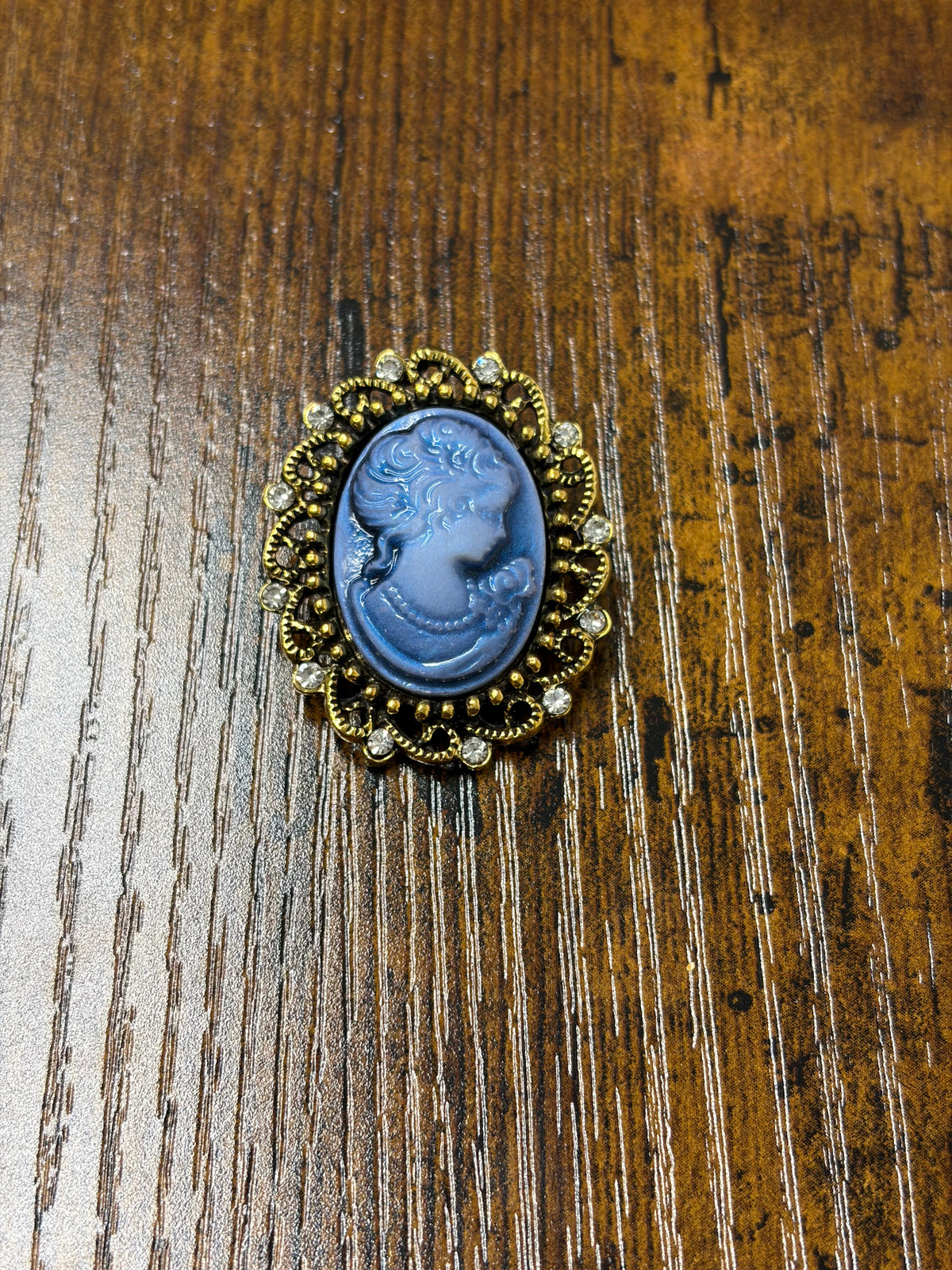 Lady of the Prairie Cameo Brooches