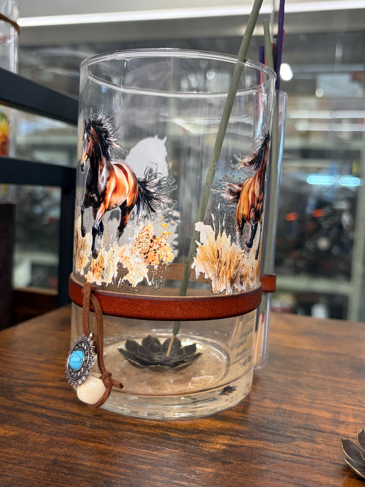 Handcrafted Horse Incense Burner , Mini burners and sticks