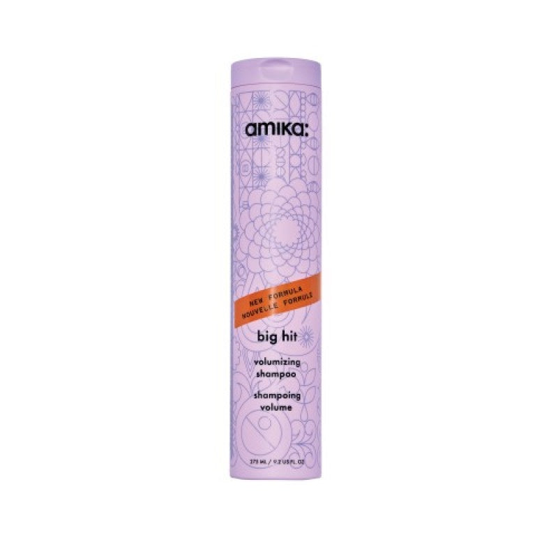 Amika big hit volumizing shampoo 275mL