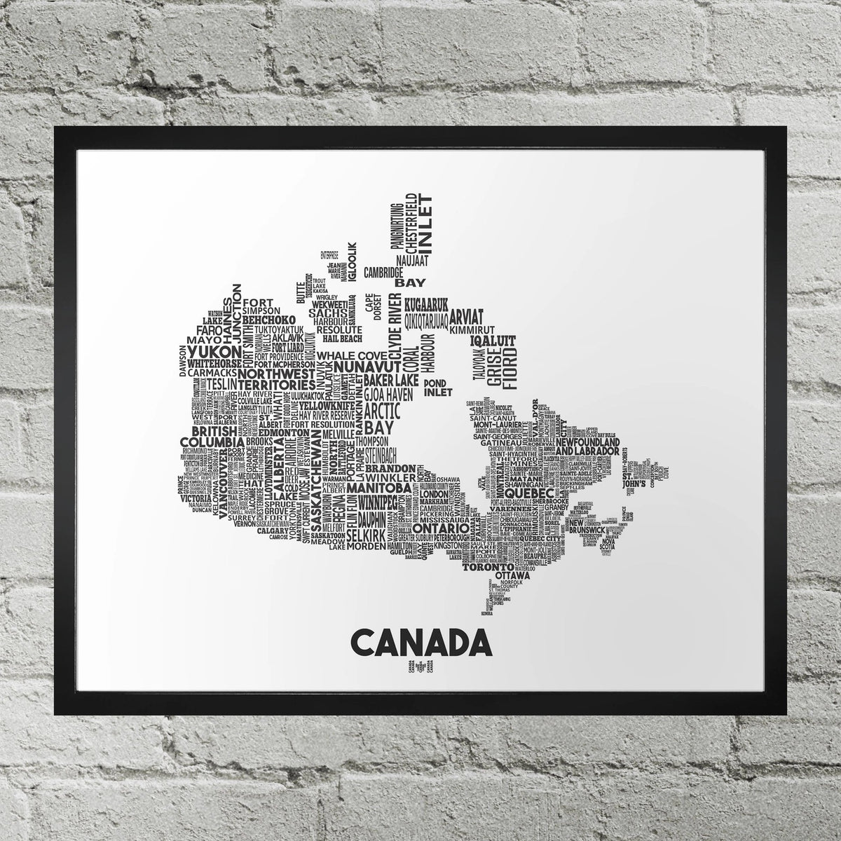 Canada Cities Map