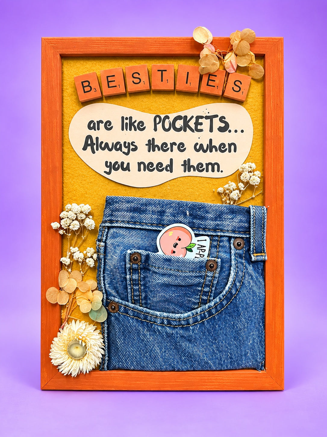 Denim & Dear Ones Keepsake Frame
