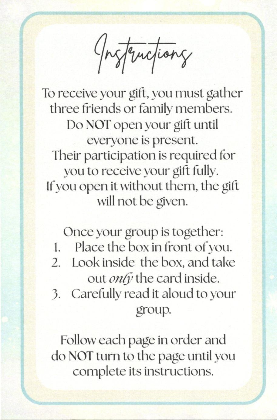 Gift of Giving - Gift Card Set (Nordic)