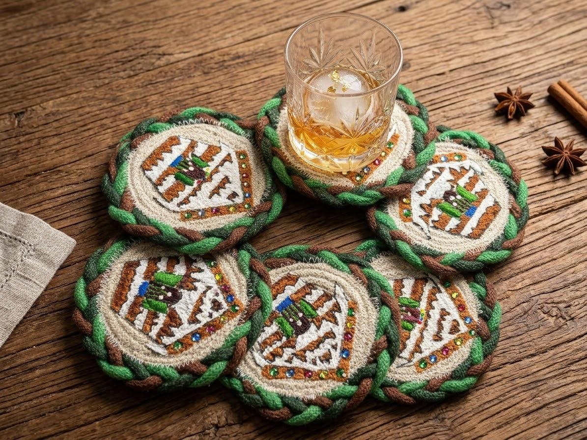 Gingerbread Coasters