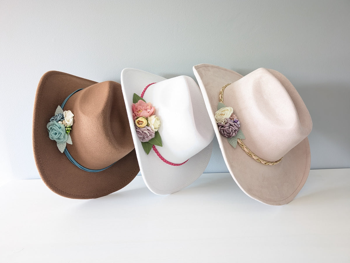 Handcrafted cowboy hats