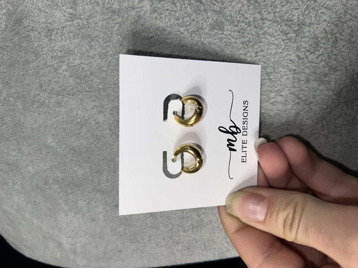 Mini Gold Huggies