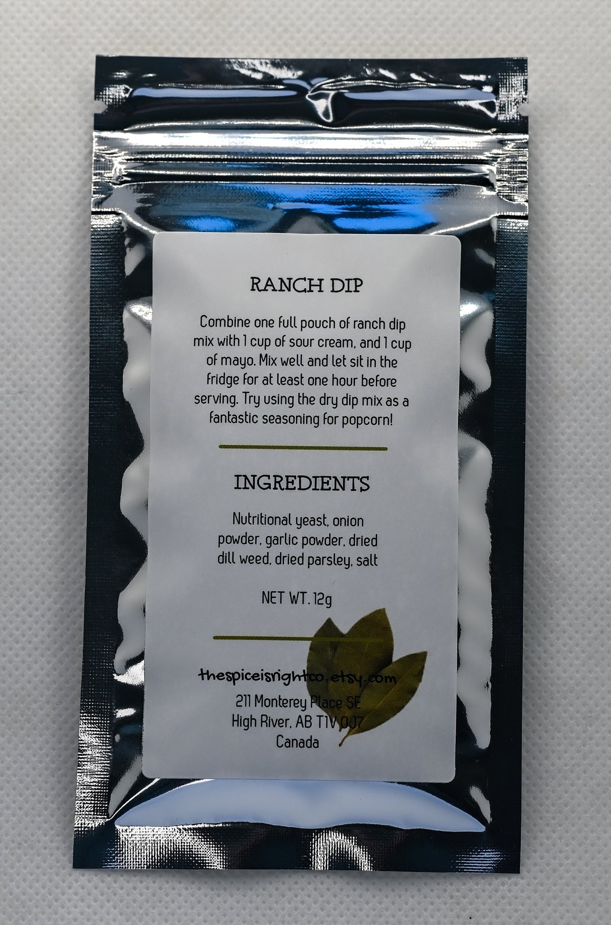 Ranch Dip Mix