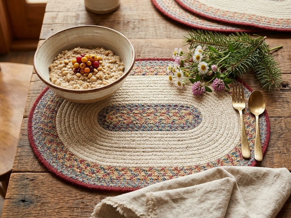 Red - Multicoloured Placemats