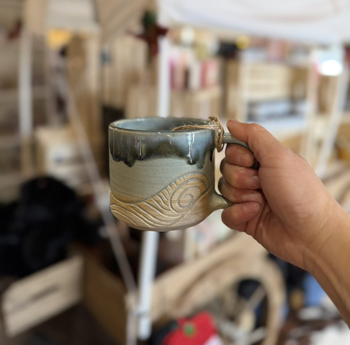 Surfer Girl Wave Mugs