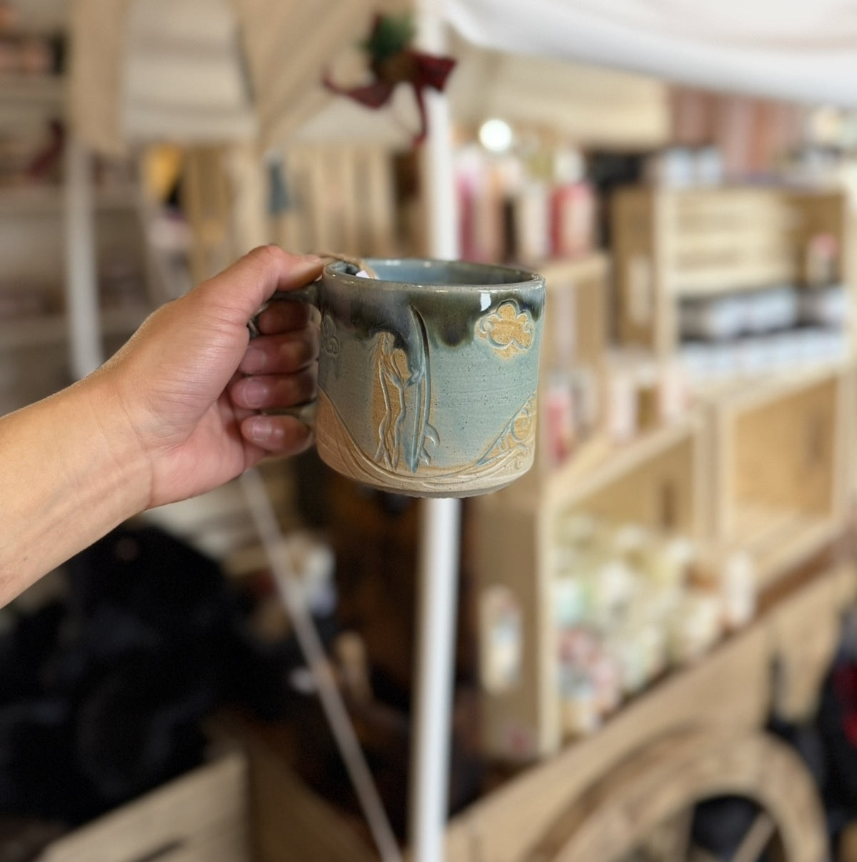 Surfer Girl Wave Mugs