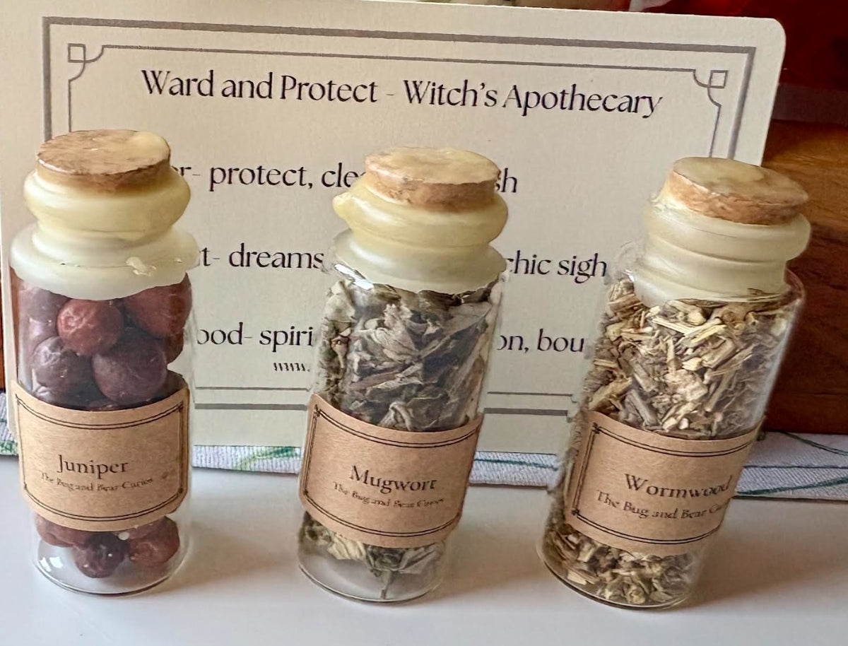 Witch's Apothecary - 3 Jar Set - Ward and Protect